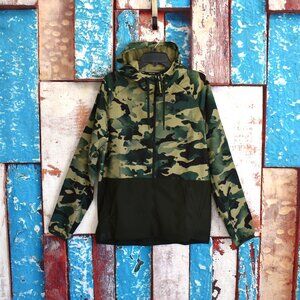 Men's Nike Pro Flex Vent Full-Zip Camo Jacket Hoodie MEDIUM Green Camouflage NEW